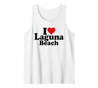 ME Encanta Heart Laguna Beach, Condado DE Orange, SoCal California Camiseta sin Mangas