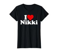 ME Encanta Heart Nikki Nicole Camiseta gráfica económica