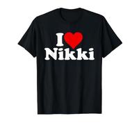 ME Encanta Heart Nikki Nicole Camiseta gráfica económica