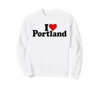 ME Encanta Heart Portland Oregon Maine Sudadera