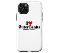 ME ENCANTA HEART THE OUTER BANKS, CAROLINA DEL NORTE, BOX Carcasa para iPhone 11 Pro