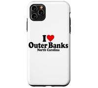 ME ENCANTA HEART THE OUTER BANKS, CAROLINA DEL NORTE, BOX Carcasa para iPhone 11 Pro Max