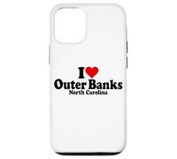 ME ENCANTA HEART THE OUTER BANKS, CAROLINA DEL NORTE, BOX Carcasa para iPhone 12/12 Pro
