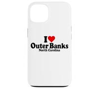 ME ENCANTA HEART THE OUTER BANKS, CAROLINA DEL NORTE, BOX Carcasa para iPhone 13