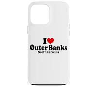 ME ENCANTA HEART THE OUTER BANKS, CAROLINA DEL NORTE, BOX Carcasa para iPhone 13 Pro Max