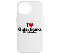 ME ENCANTA HEART THE OUTER BANKS, CAROLINA DEL NORTE, BOX Carcasa para iPhone 14