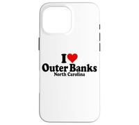 ME ENCANTA HEART THE OUTER BANKS, CAROLINA DEL NORTE, BOX Carcasa para iPhone 16 Pro Max