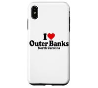 ME ENCANTA HEART THE OUTER BANKS, CAROLINA DEL NORTE, BOX Carcasa para iPhone XS Max