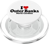ME ENCANTA HEART THE OUTER BANKS, CAROLINA DEL NORTE, BOX PopSockets PopGrip para MagSafe