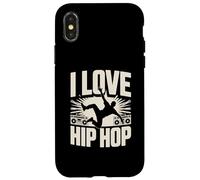 Me Encanta Hip Hop Urban Street Dance Music Carcasa para iPhone X/XS