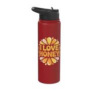 Me encanta Honey Drops Sweet Honeycomb Passion Stainless Steel Insulated Water Bottle