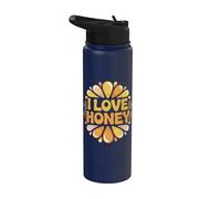 Me encanta Honey Drops Sweet Honeycomb Passion Stainless Steel Insulated Water Bottle