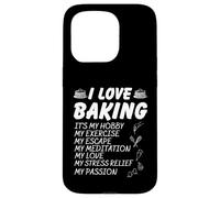 Me encanta hornear, es mi pasatiempo hornear galletas Mom Baker Bake Carcasa para iPhone 15 Pro