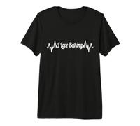 Me Encanta Hornear Pastelería de corazón Camiseta Premium