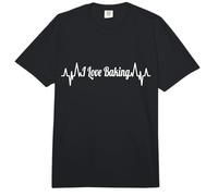 Me Encanta Hornear Pastelería de corazón Comfort Colors Adult Heavyweight T-Shirt