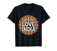 Me Encanta India Mandala Festival Pride Camiseta gráfica económica