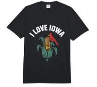 Me Encanta Iowa Cardinal Corn Nostalgia Pride Comfort Colors Adult Heavyweight T-Shirt