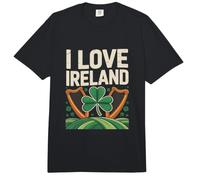 Me Encanta Irlanda Shamrock Harps Green Hills Comfort Colors Adult Heavyweight T-Shirt