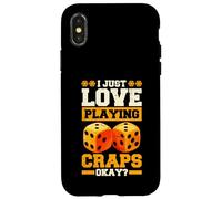 Me Encanta Jugar a los Dados Bien apuestas Carcasa para iPhone X/XS