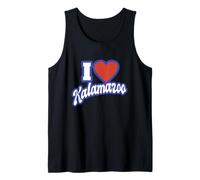 Me Encanta Kalamazoo Michigan Camiseta sin Mangas