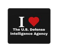 Me Encanta La Agencia De Inteligencia De Defensa De Estados Unidos Mouse Pad Duradero Mousepad Antideslizante Alfombrilla De Ratón para Pc Oficina Ordenador 25X30Cm
