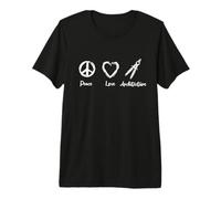 Me Encanta la Arquitectura Peace Love Architect Camiseta Premium