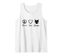 Me Encanta la batería Amante de la música Camiseta sin Mangas