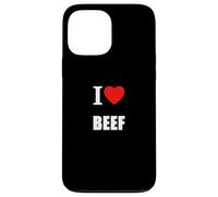 Me Encanta la Carne de Res para comedores de Carne, Agricultores, carniceros Amantes del bistec Carcasa para iPhone 13 Pro MAX
