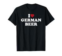 Me Encanta la Cerveza Alemana, I Heart German Beer Camiseta