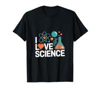 Me Encanta la Ciencia química diseño de átomos Camiseta