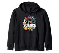 Me Encanta la Ciencia Stem Profesor Nerd Sudadera con Capucha