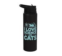 Me encanta la ciencia y la diversión del universo de los Stainless Steel Insulated Water Bottle
