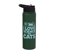 Me encanta la ciencia y la diversión del universo de los Stainless Steel Insulated Water Bottle