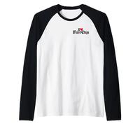 ME ENCANTA LA COMIDA CLÁSICA BRITÁNICA DEL REINO UNIDO CON PESCADO Y PATATAS FRITAS Camiseta Manga Raglan