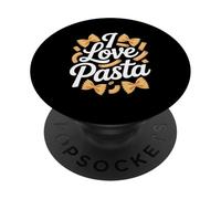 Me Encanta la Delicia de los entusiastas de la Pasta PopSockets PopGrip Adhesivo