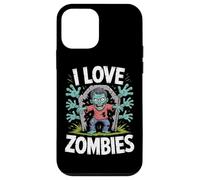 Me encanta la diversión espeluznante de los zombis en los cementerios Carcasa para iPhone 12 mini