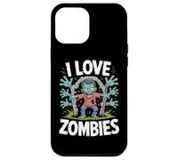 Me encanta la diversión espeluznante de los zombis en los cementerios Carcasa para iPhone 12 Pro Max