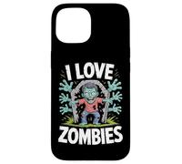 Me encanta la diversión espeluznante de los zombis en los cementerios Carcasa para iPhone 15
