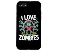 Me encanta la diversión espeluznante de los zombis en los cementerios Carcasa para iPhone SE (2020) / 7 / 8