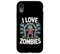 Me encanta la diversión espeluznante de los zombis en los cementerios Carcasa para iPhone XR