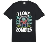 Me Encanta la diversión Espeluznante de los Zom n los cementerios Comfort Colors Adult Heavyweight T-Shirt