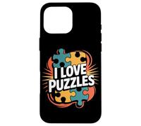 Me encanta la diversión para los entusiastas de los rompecabezas Carcasa para iPhone 16 Pro Max