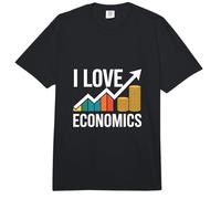 Me Encanta la economía Crecimiento financiero Comfort Colors Adult Heavyweight T-Shirt