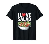 Me Encanta la Ensalada Alimentación Saludable Pasión Camiseta