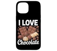 Me Encanta la Felicidad de la confitería Dulce de Chocolate Carcasa para iPhone 15