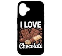 Me Encanta la Felicidad de la confitería Dulce de Chocolate Carcasa para iPhone 16