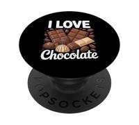 Me Encanta la Felicidad de la confitería Dulce de Chocolate PopSockets PopGrip Adhesivo