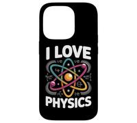 Me encanta la física Diseño de átomos Ecuaciones cuánticas Energía Carcasa para iPhone 14 Pro