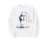 Me Encanta la Gimnasia rítmica con Cinta Acuarela Sudadera