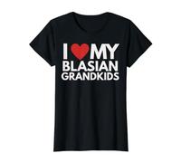 Me Encanta la Herencia del Orgullo asiático Negro de mis Nietos blasianos. Camiseta gráfica económica, Mujer, Negro, L